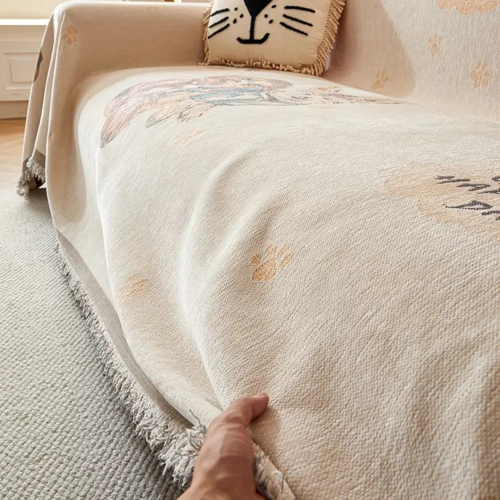 Amara Floral Reversible Couch Cover