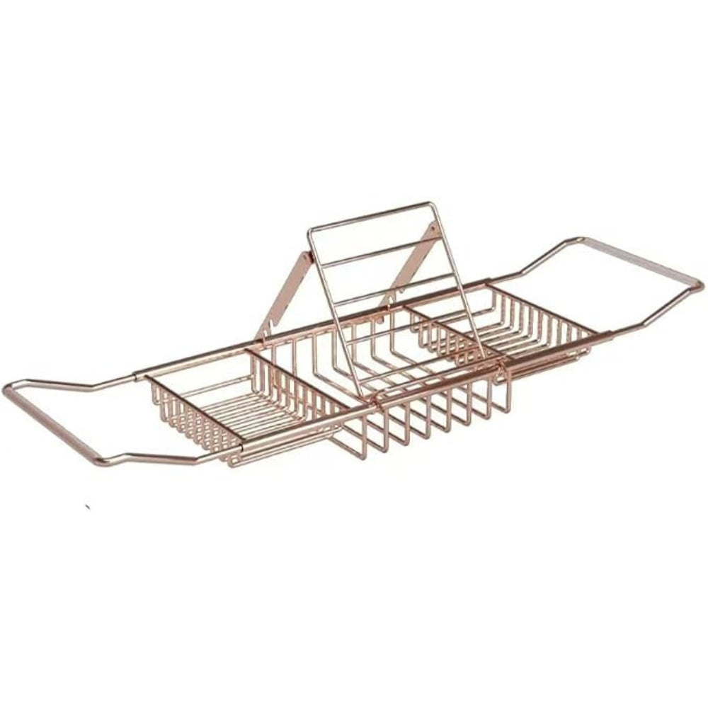 Adjustable Stainless Steel Bathtub Caddy Tray