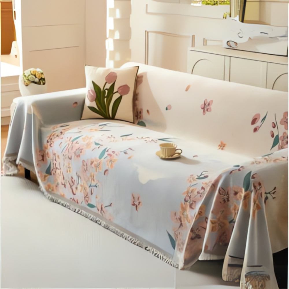 Amara Floral Reversible Couch Cover