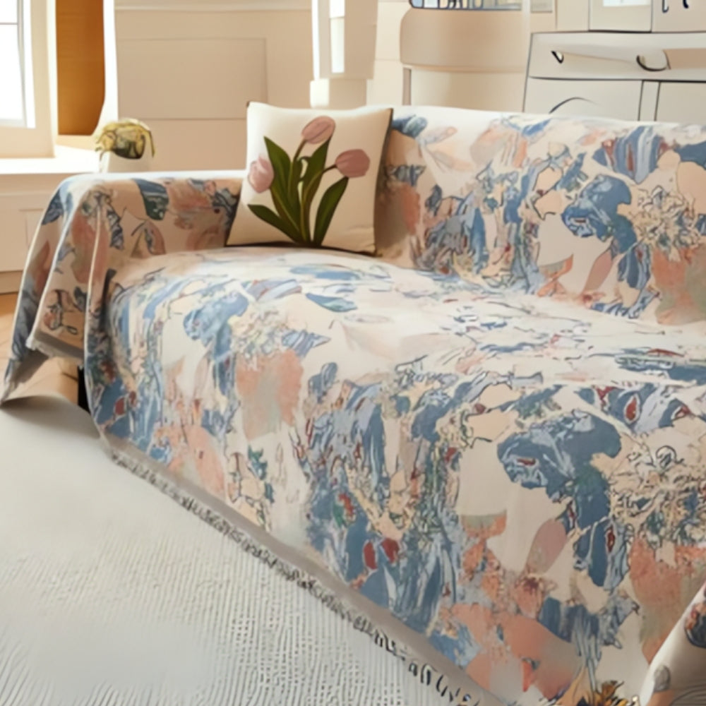Amara Floral Reversible Couch Cover