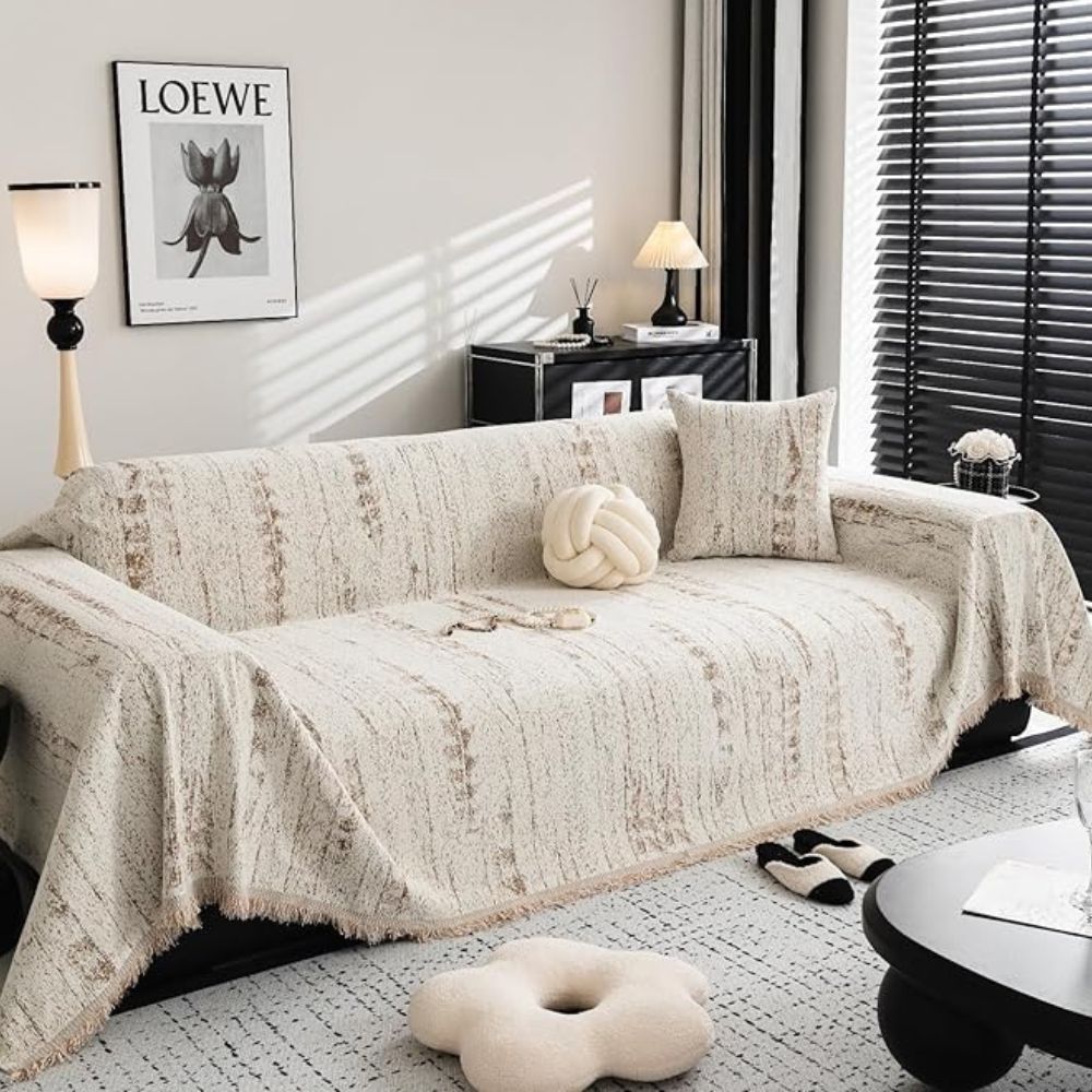 Almond Crest Couch Cover