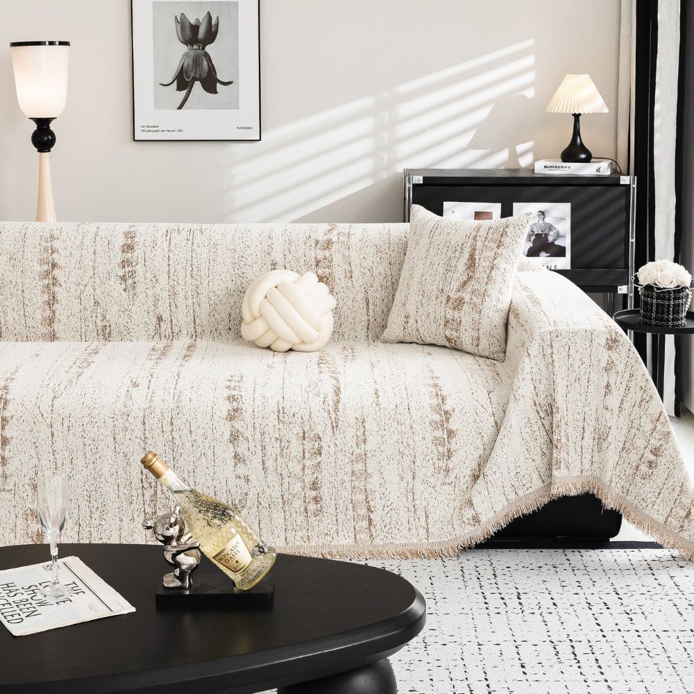 Almond Crest Couch Cover