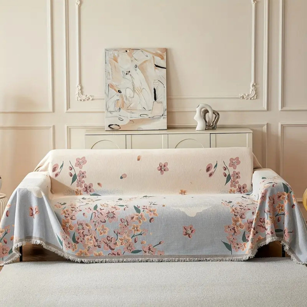 Amara Floral Reversible Couch Cover