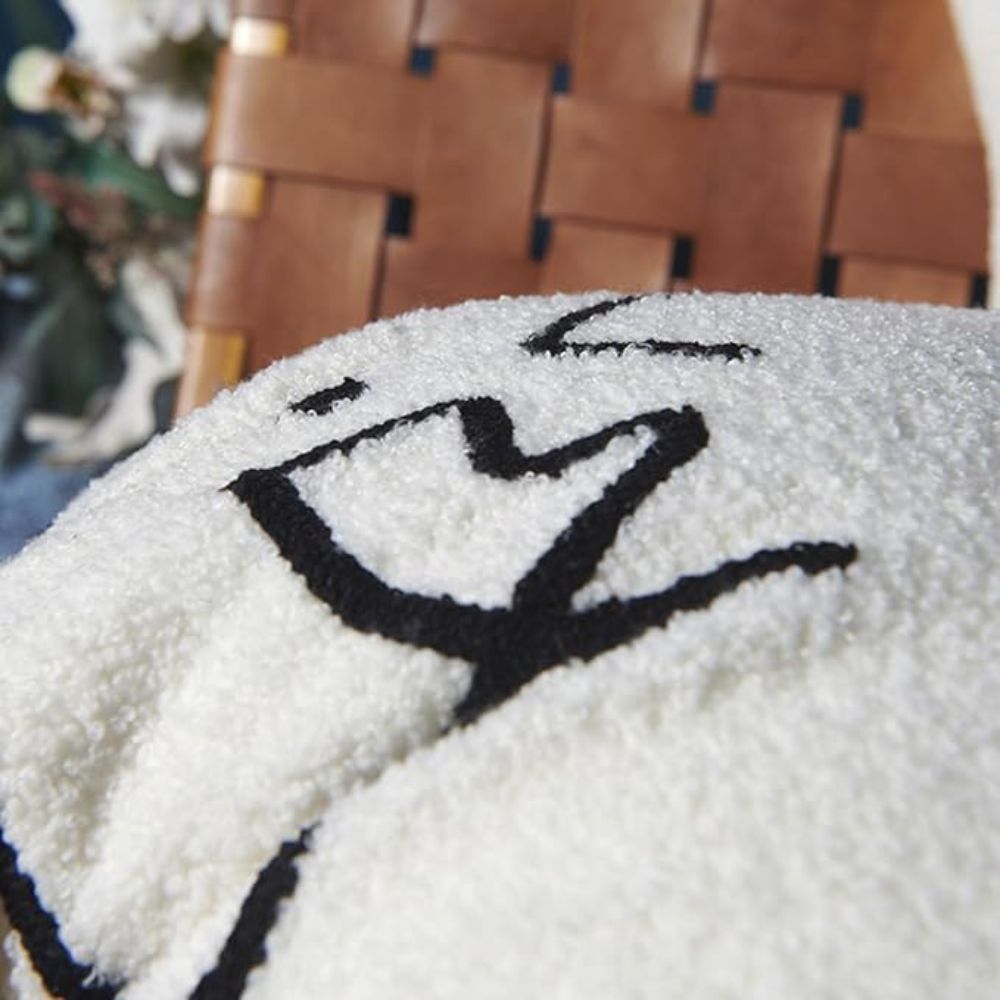 Abstract Face Artistic Cushion Cover