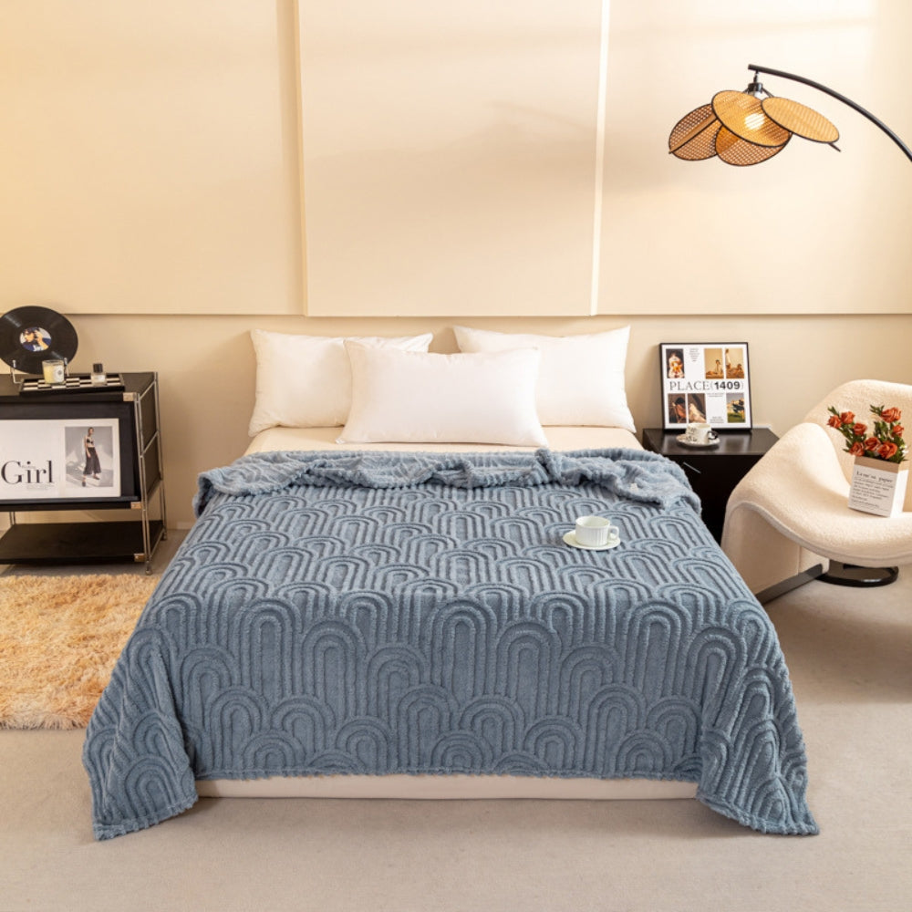 Almira Roman Luxe Soft Plush Blanket