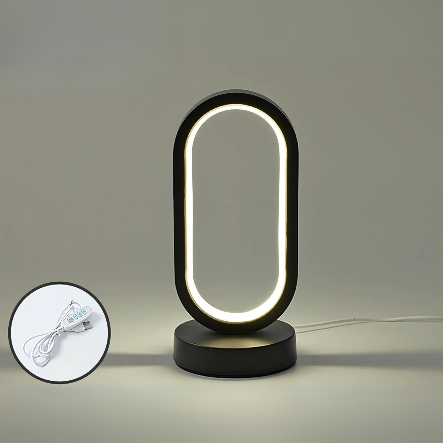 Ambient Oval Arc LED Lamp