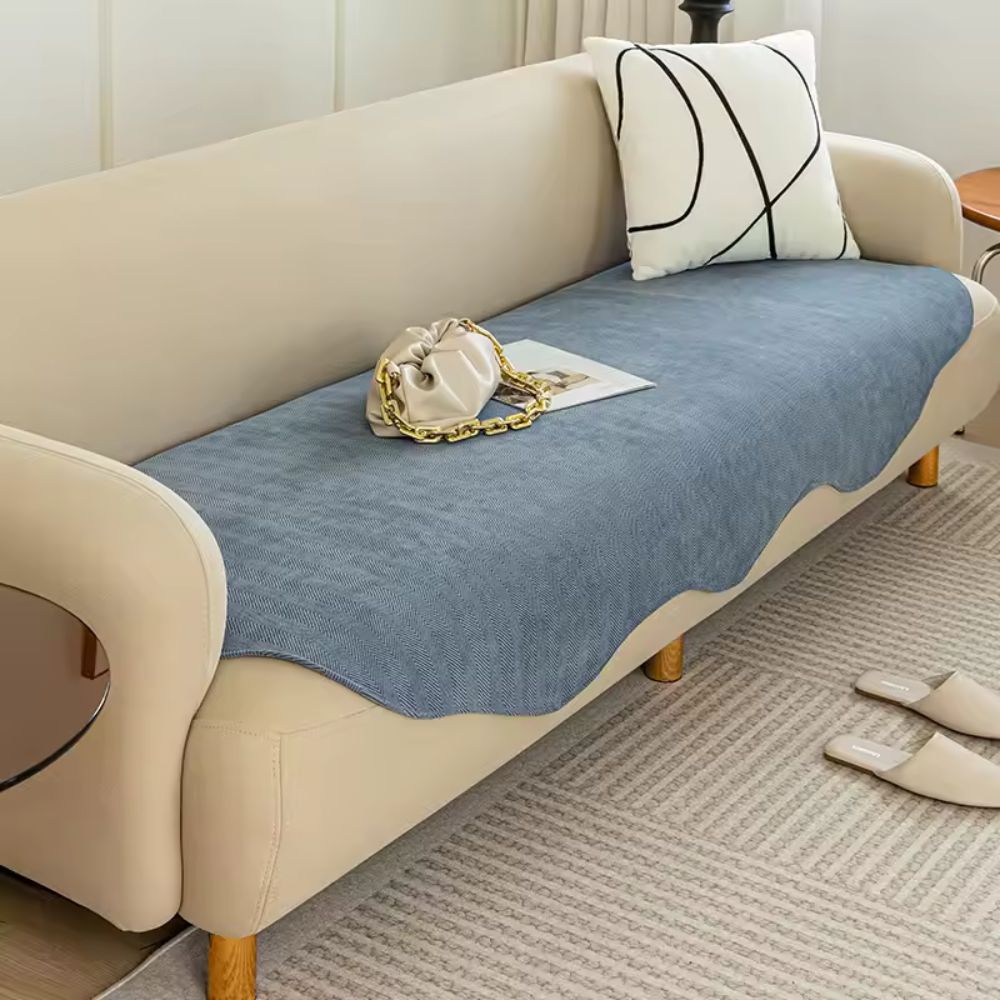 All-Season Plain Contour Fit Couch Cover