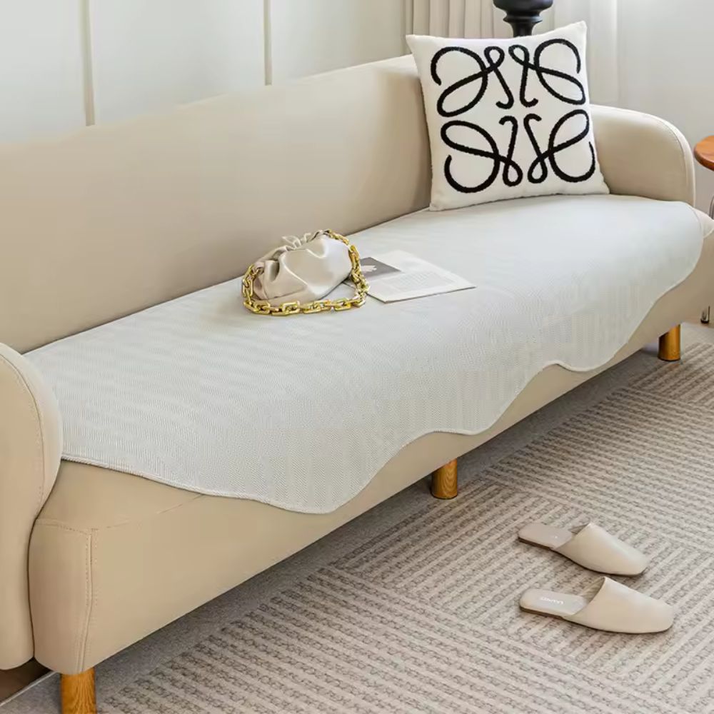 All-Season Plain Contour Fit Couch Cover