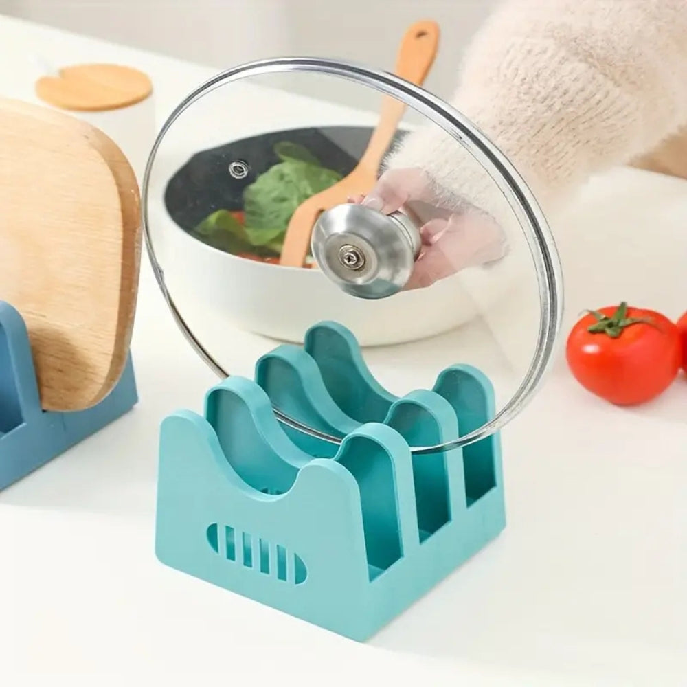 ABS Pot Lid and Utensils Storage Rack